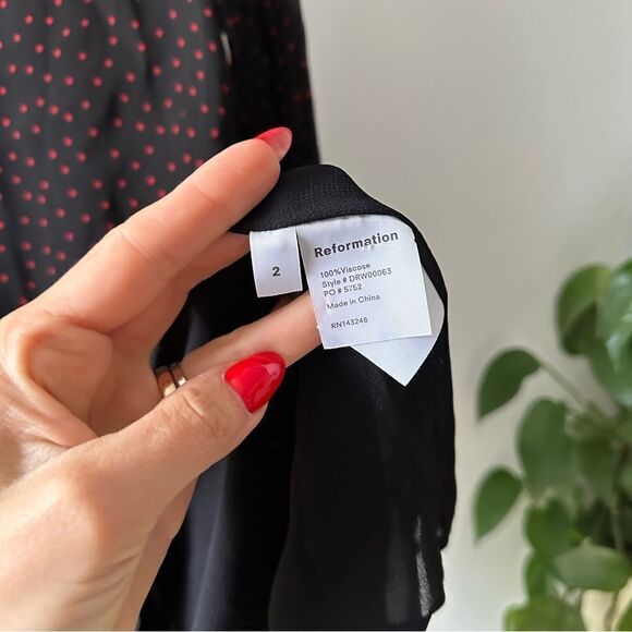 Reformation Myra Polka Dot Dress - Picture 5 of 5